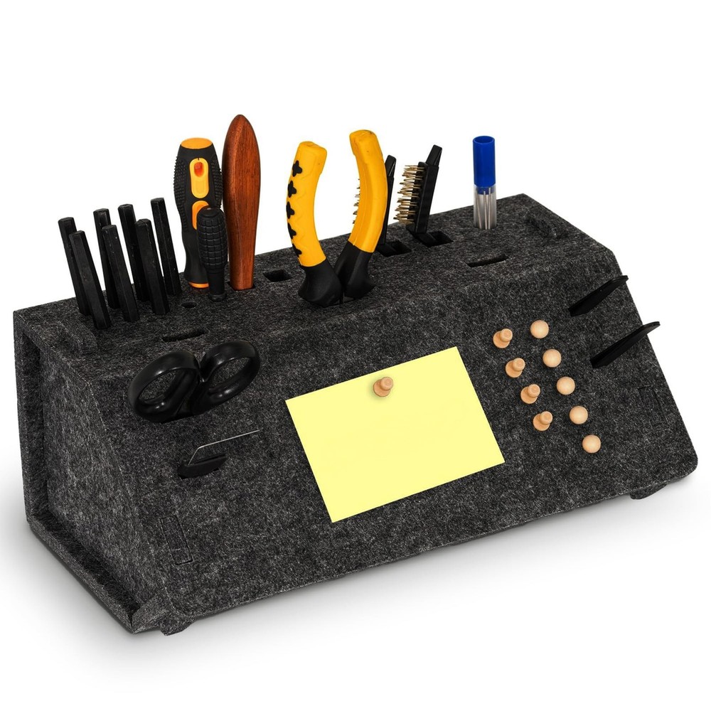 Screwdriver Organizer Rack for Workbench, Desktop Hand Tool Storage Holder, S...