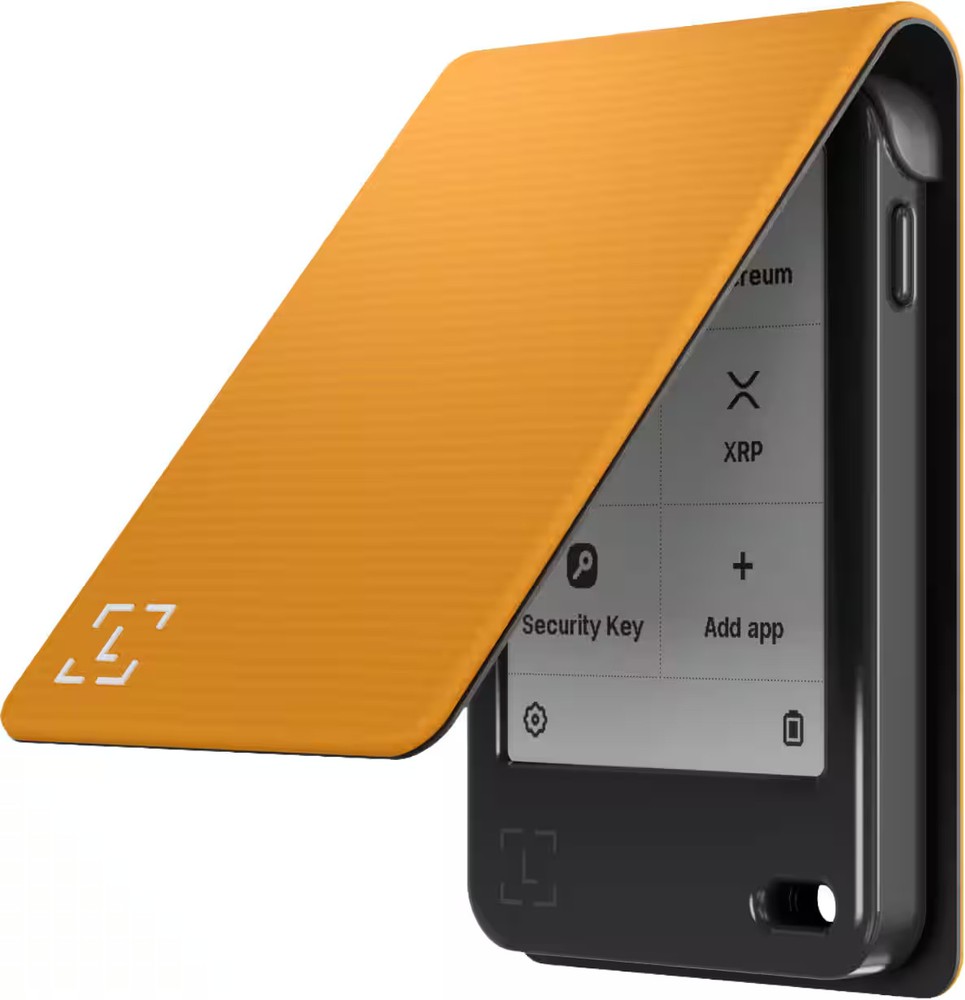 Ledger - Nano Gen 5 Magnet Folio - Bitcoin Orange