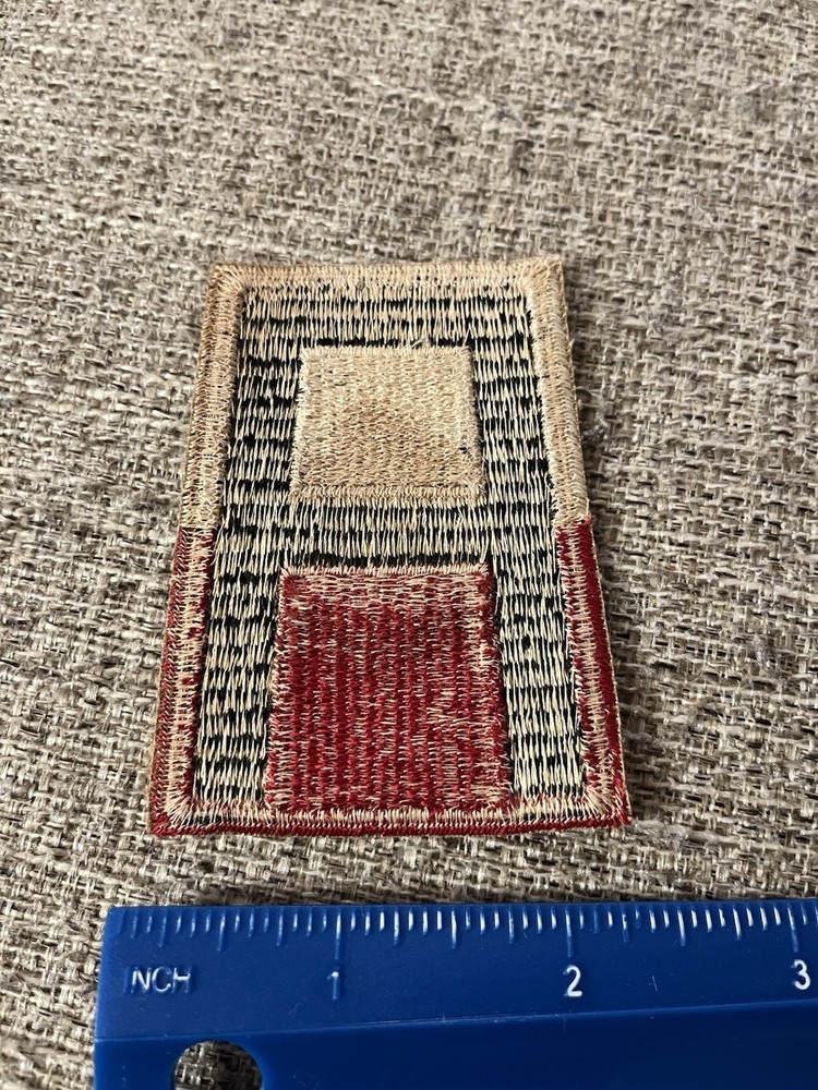 WWII 1st Army Patch Red White