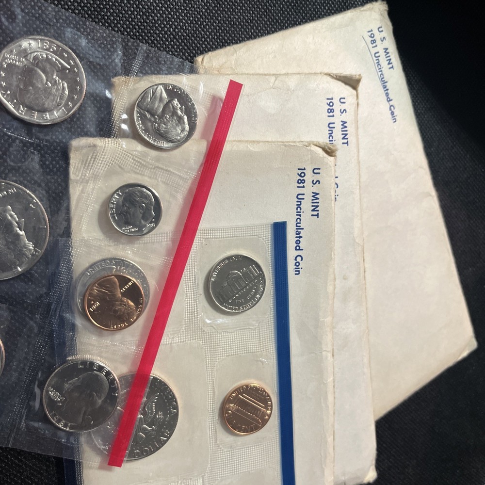 1981 U.S. Mint Uncirculated Set Original Government Packaging