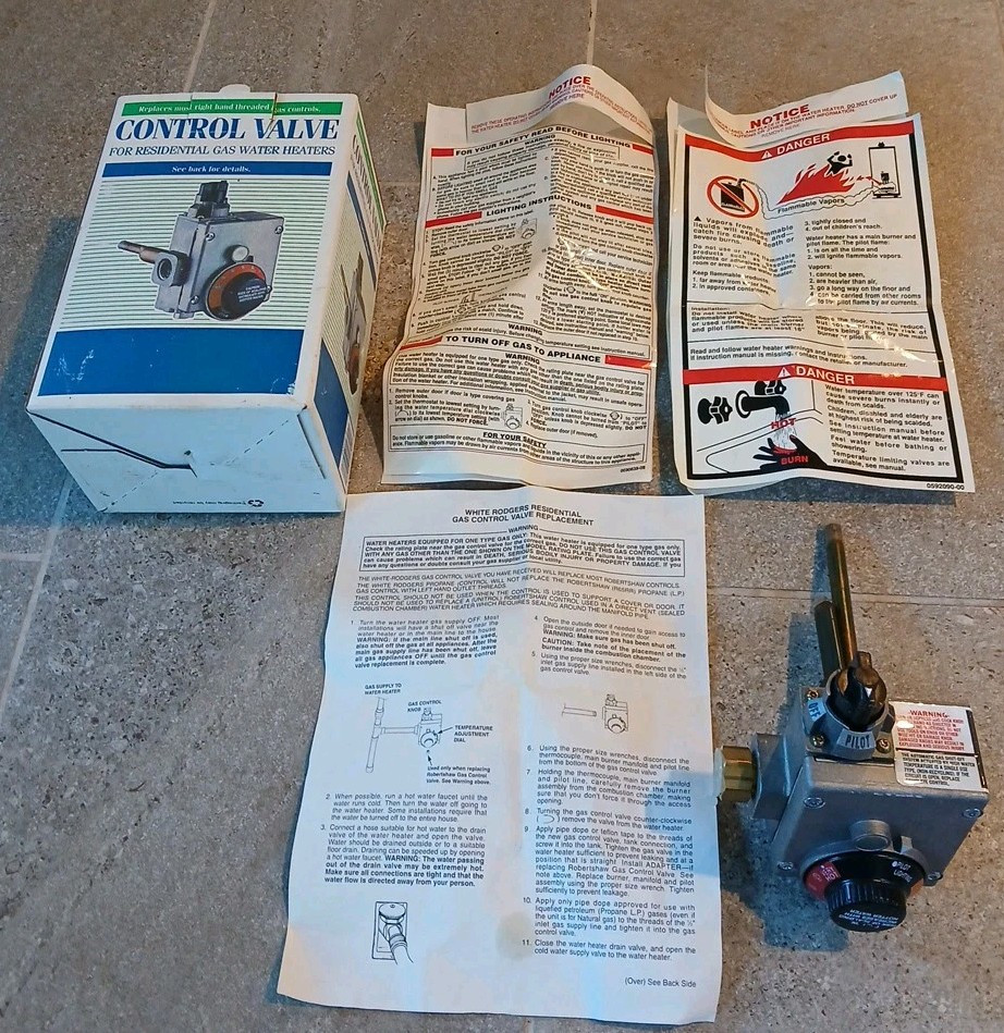 White Rodgers 9000246005 Natural Gas Water Heater Control Thermostat