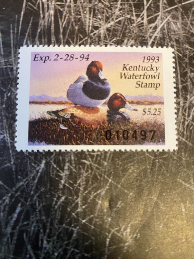 1993 Kentucky State Duck Stamp,