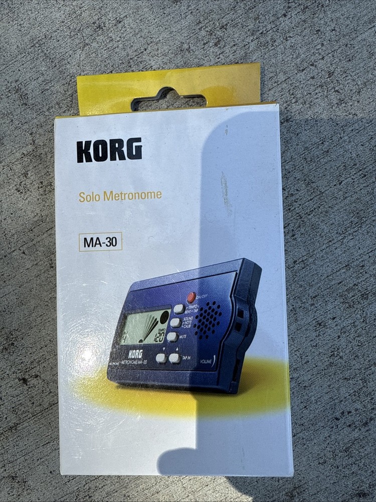 Korg MA-1 Battery Powered Digital Metronome for Practicing (Blue) Tested Working