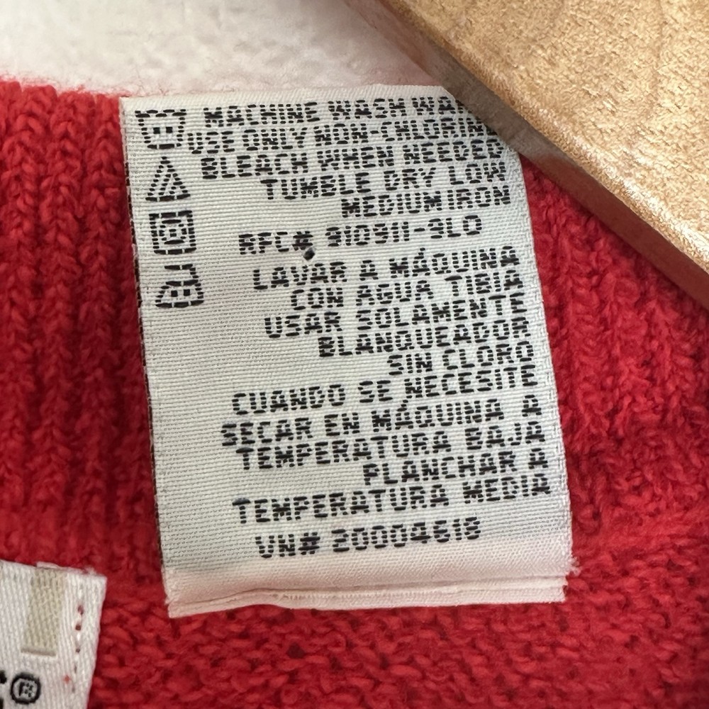 White Stag Plus Sweater Women’s 3X Red Acrylic Lightweight Collared Solid Top