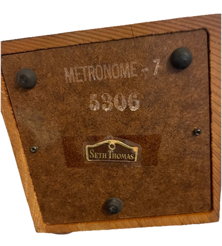 Vintage Seth Thomas Metronome #7 Working.