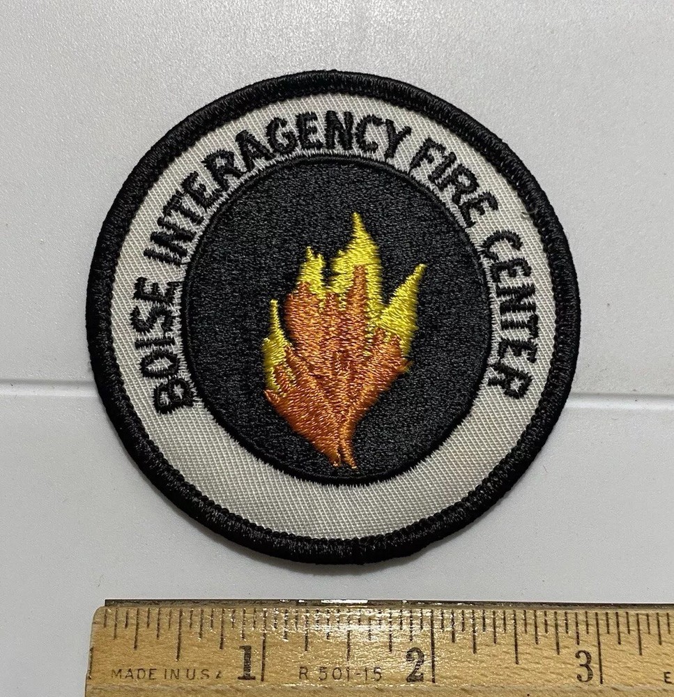 Boise Interagency Fire Center Round Embroidered Patch