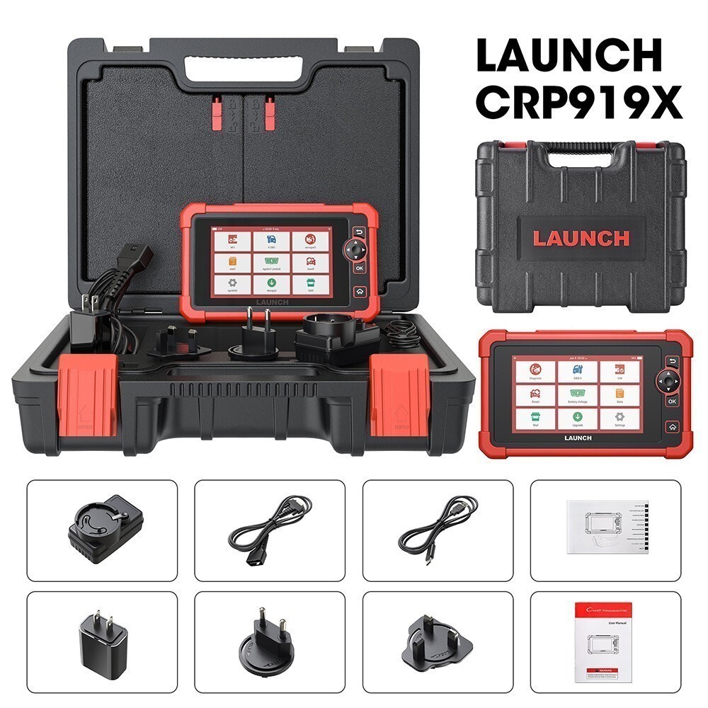 LAUNCH X431 CRP919X Bidirectional OBD2 Scanner Full System Diagnostic Key Coding