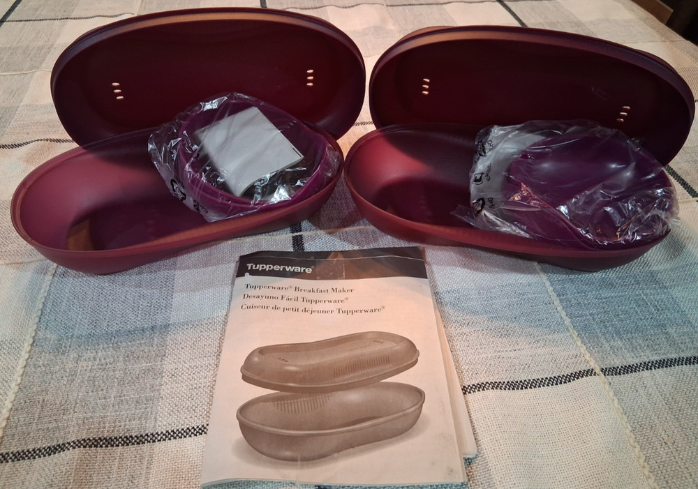 Tupperware Microwave Breakfast Maker Set-NEW