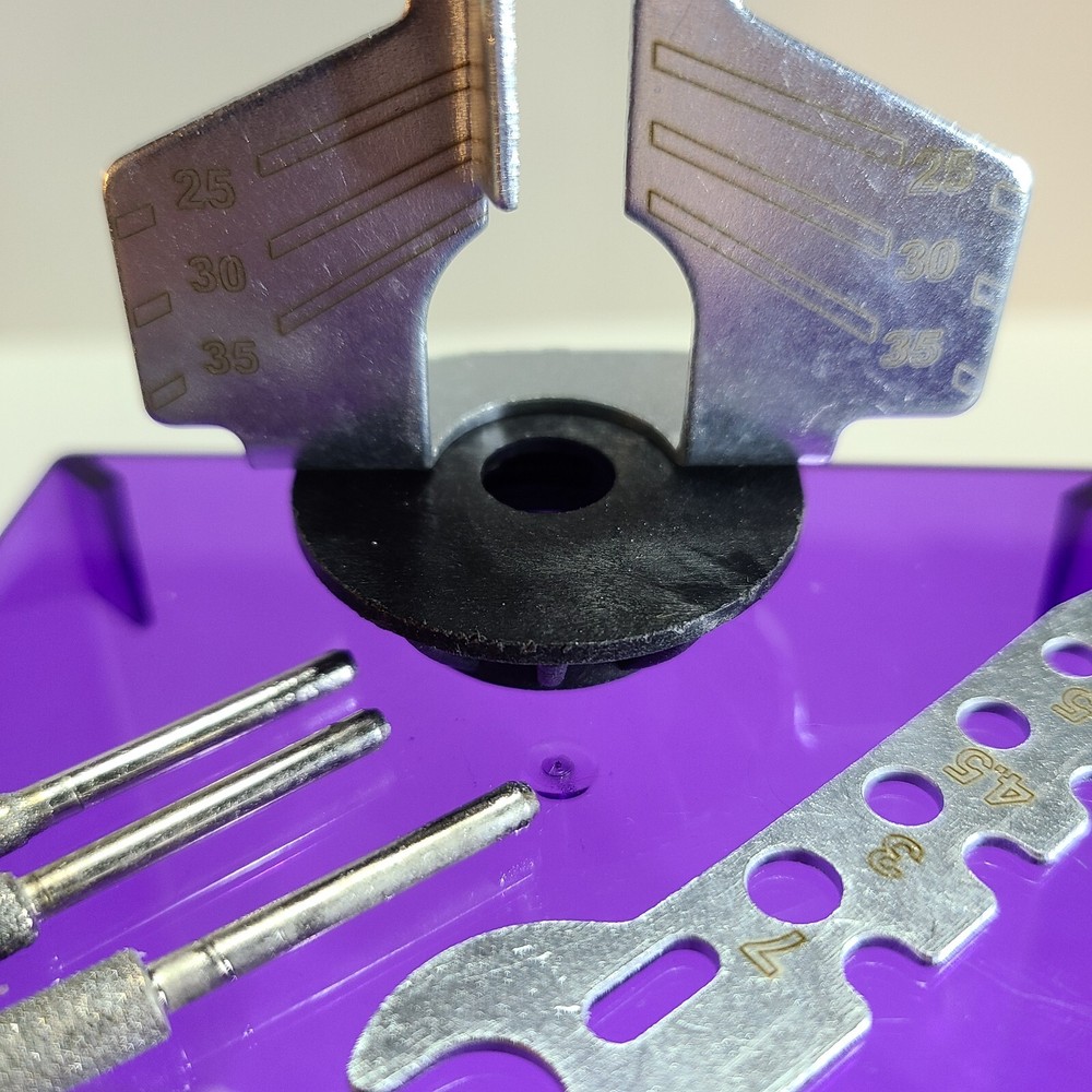 High Performance Rapid Chainsaw Sharpening Kit with Polishing Attachment.