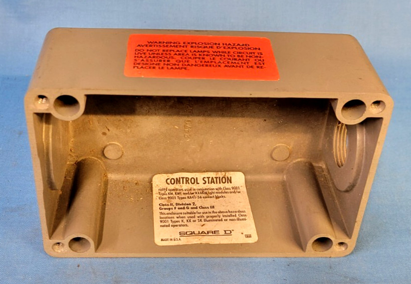 SQUARE D CONTROL STATION 9001