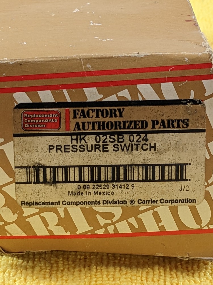 Carrier HK02SB024 Pressure Switch