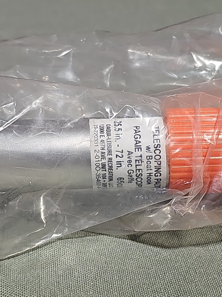 72 in. Telescoping Paddle Orange