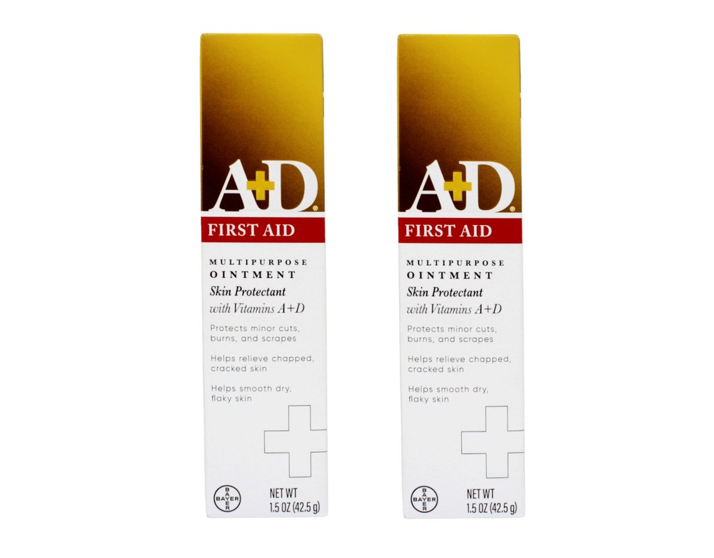 2 Pack of A+D First Aid Ointment 1.5oz