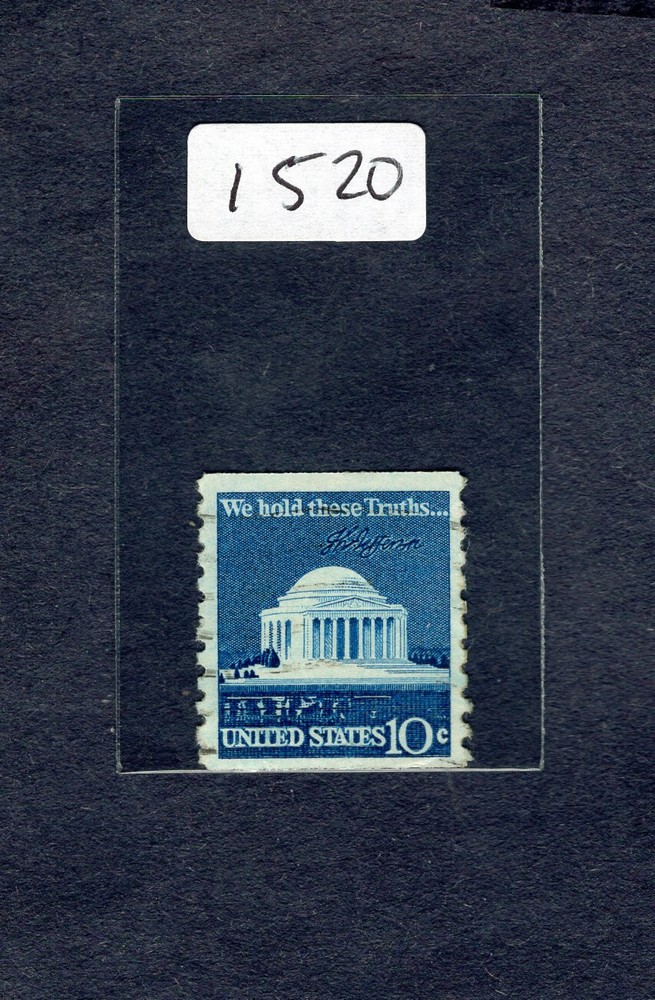 1973 Stamp #1520 Jefferson Memorial Used