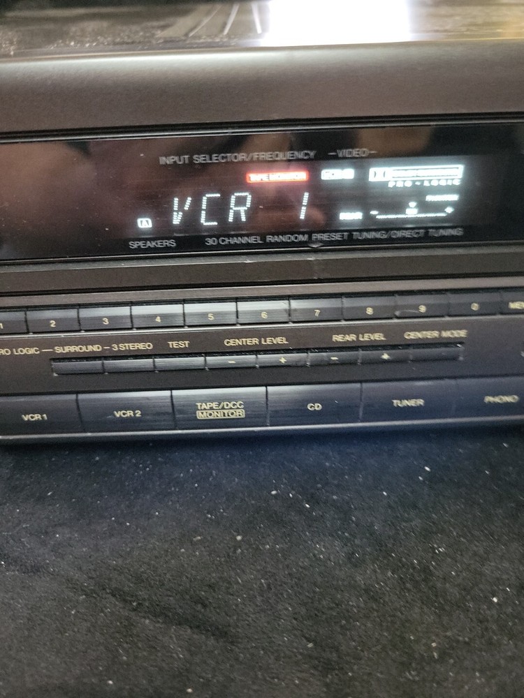 Vtg Technics AV Control Stereo Receiver SA-G9057-Powers On