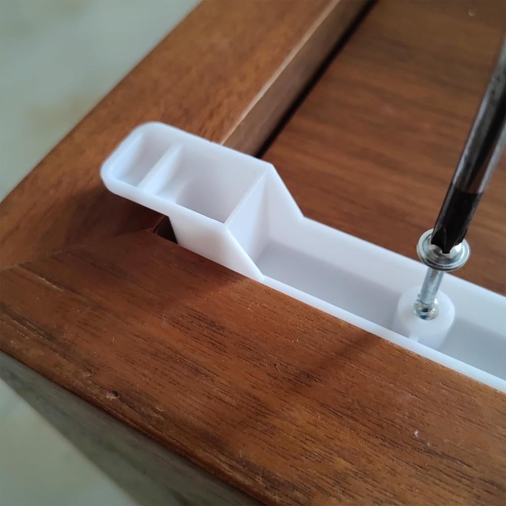 2 Sets (4 clips) False Front Connector False Front Cabinet Clips 4 1/2 Openin