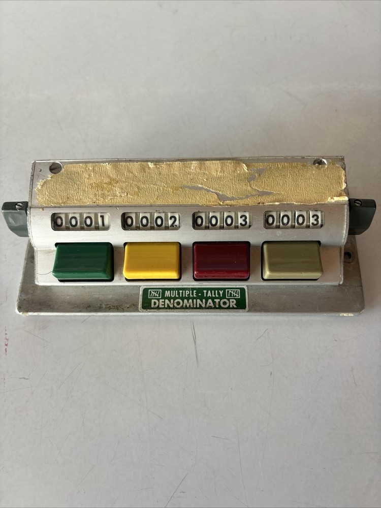 4 Counting Units Multiple Unit Tally Counters