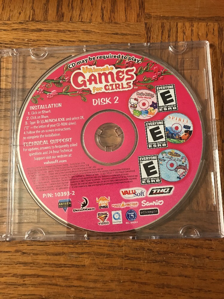 Ultimate Games For Girls Disc 2