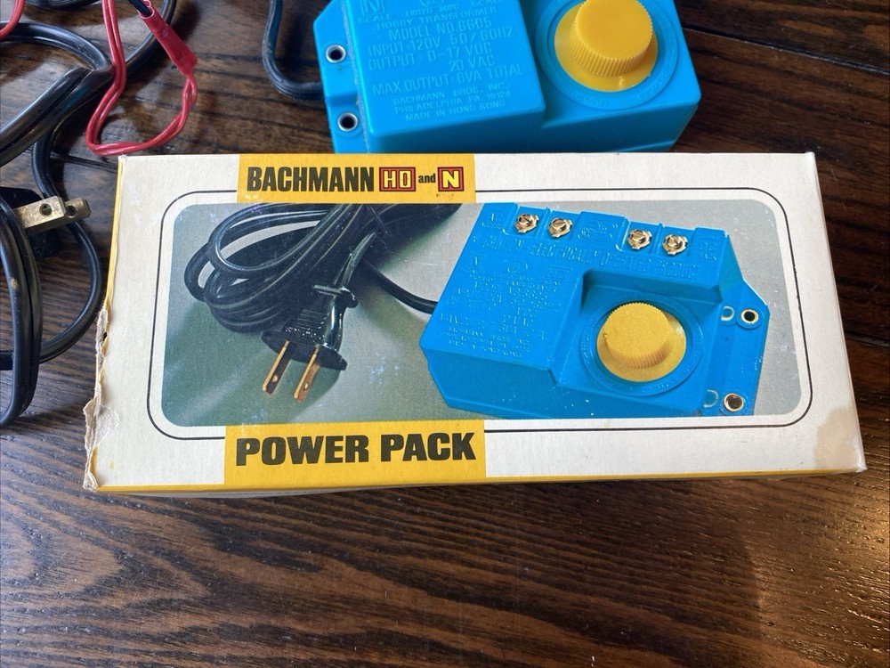 Bachman HO & N Train Power Pack #6605 New Original Box Fully Functional
