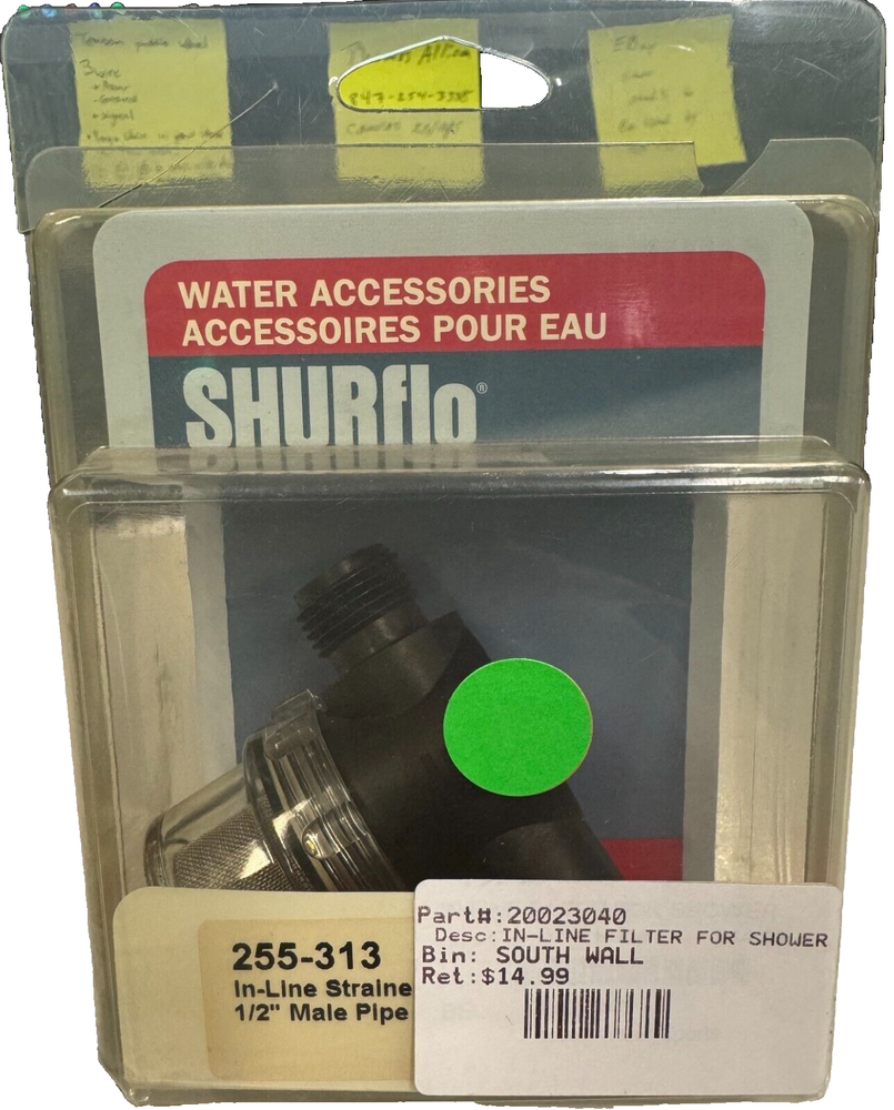 Shurflo Twist-On Water Strainer 255-323