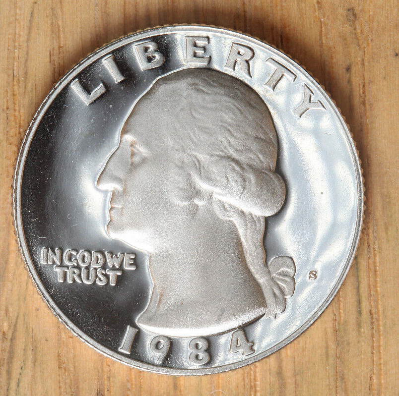 1984 S Washington Quarter Clad 25¢ - Gem Proof