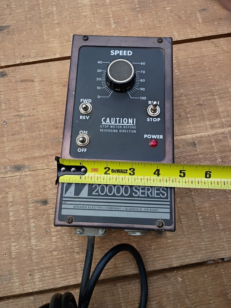 Vintage Minarik Motor Master 20000 Series Speed Controller