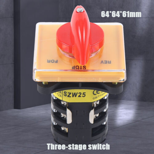 3 Phase Milling Machine Part Forward For AC 50-60HZ Reverse Motor Mill Switch