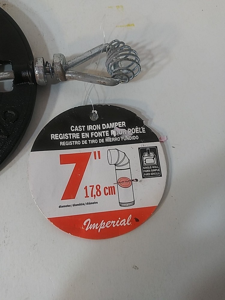 Cast Iron Damper 7in..Imperial Ships Fast