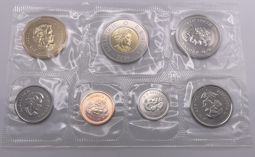 🇨🇦 Uncirculated 2004 P Canadian Coin Set