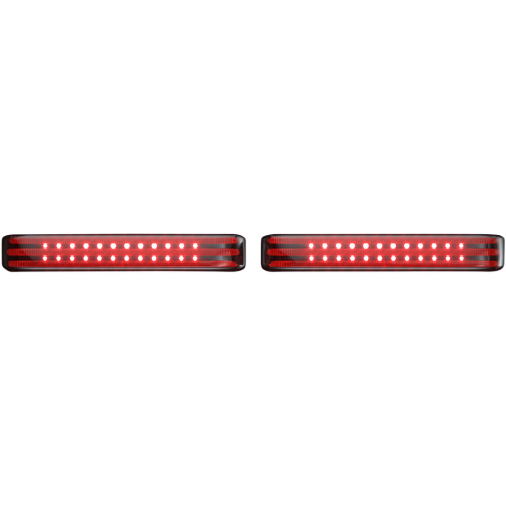 Custom Dynamics Saddlebag LED Lights - Sequential - Black/Smoke | PB-SBSEQ-HD-BS