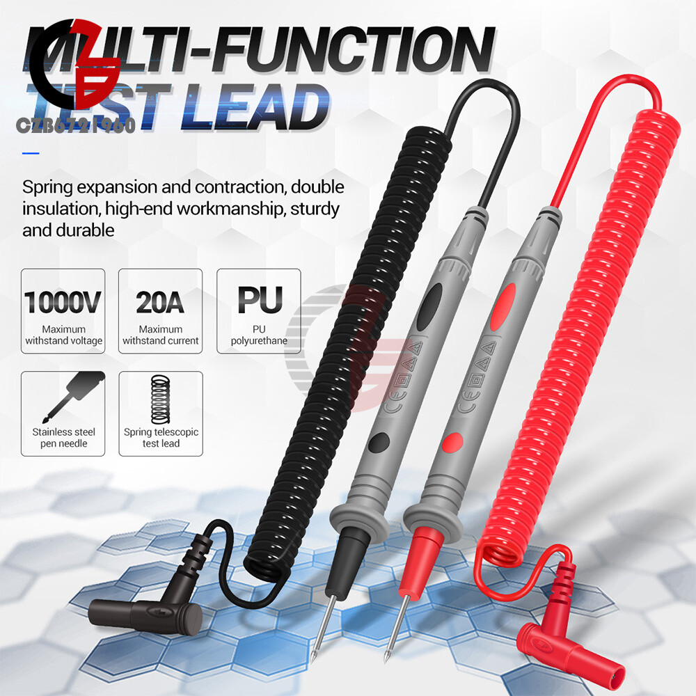 PT-2009 Multimeter Probe Test Leads Digital Multi Meter Needle Tip Tester Lead