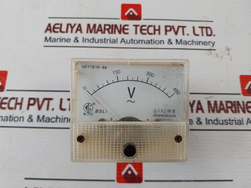 MLTCD 85L1 Analog Voltmeter Gauge