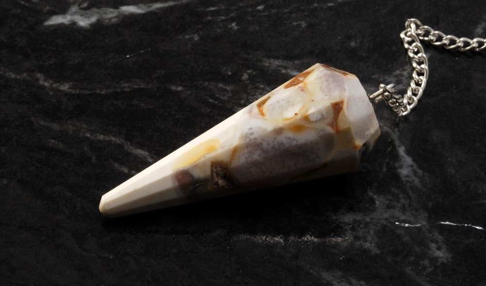 Pendulum Jasper Stone Comes Assorted Divining Spell Casting Reiki