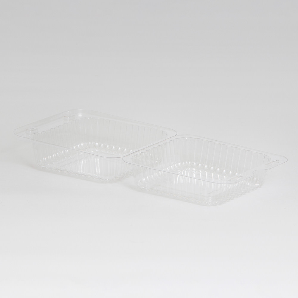 Inline Plastics SureLock PET Square Food Container Clear, 27.7 oz. | 500/Case