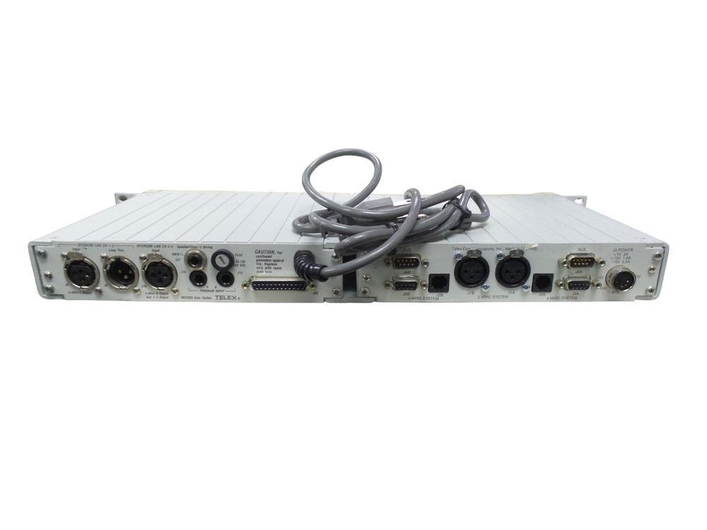 Telex RTS Intercom SSA-424 System Interface w/ Telex RTS MCE325 User Station
