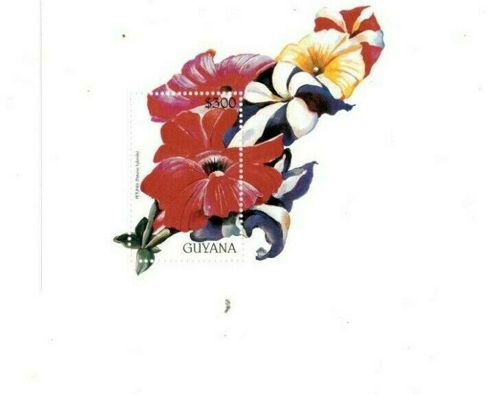 Guyana - 1997 - Flowers - Souvenir Sheet - MNH