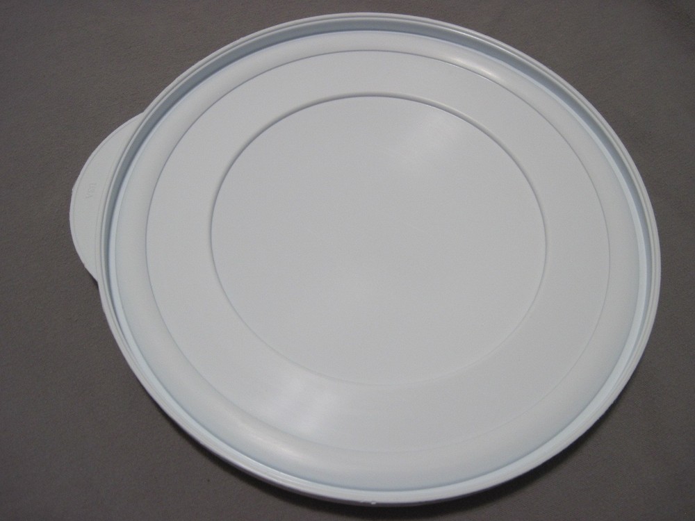 Pampered Chef 10" Replacement Bowl White Lid Large Tab