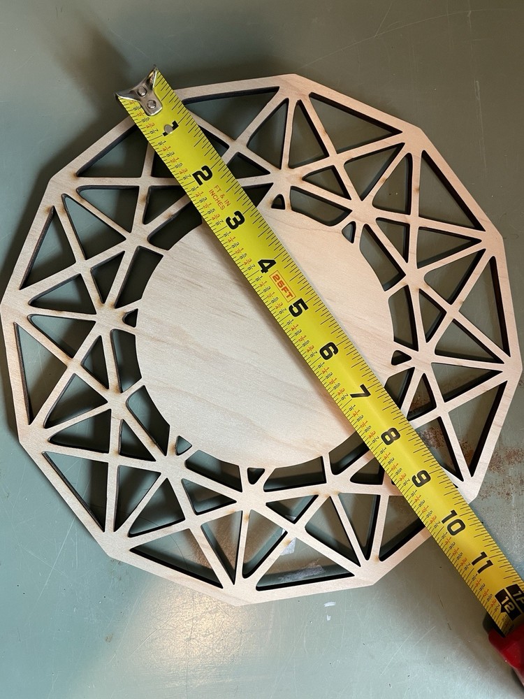 Wood Wreath Form Blank 10”