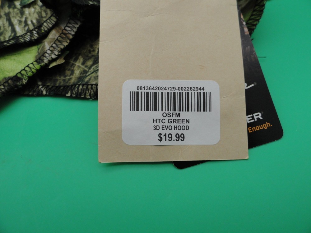 RED HEAD OSFM HTC GREEN 3D EVO HOOD