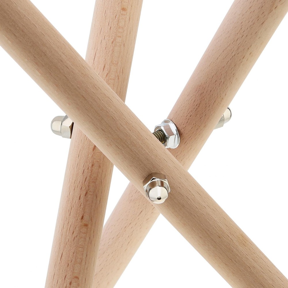 Handpan Stand, Tongue Drum Bracket Solid Wood Adjustable Tripod Structure Holder