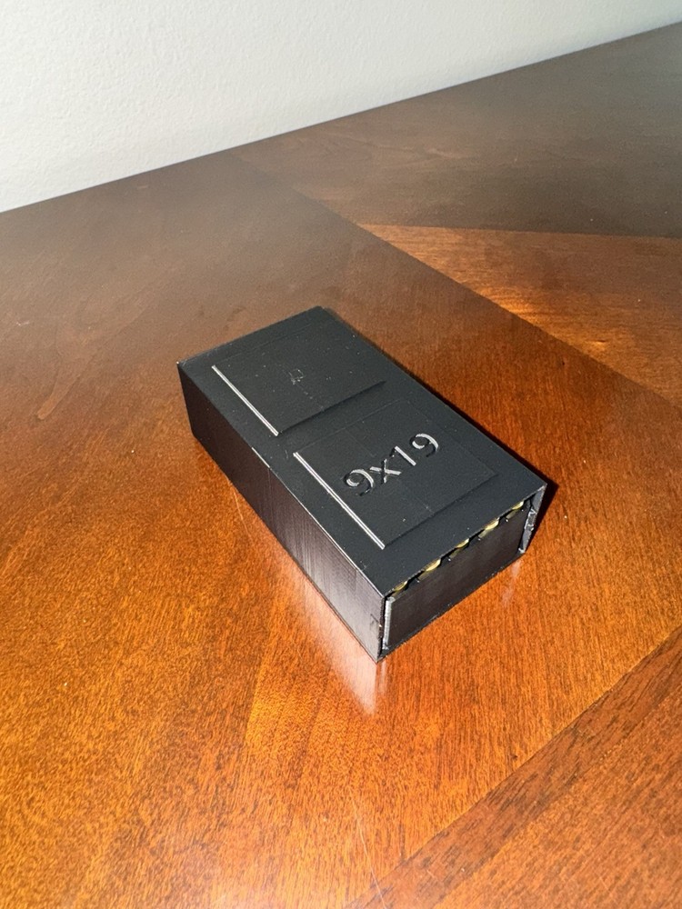 9mm Ammo Box 50rd Capacity 2 Pack