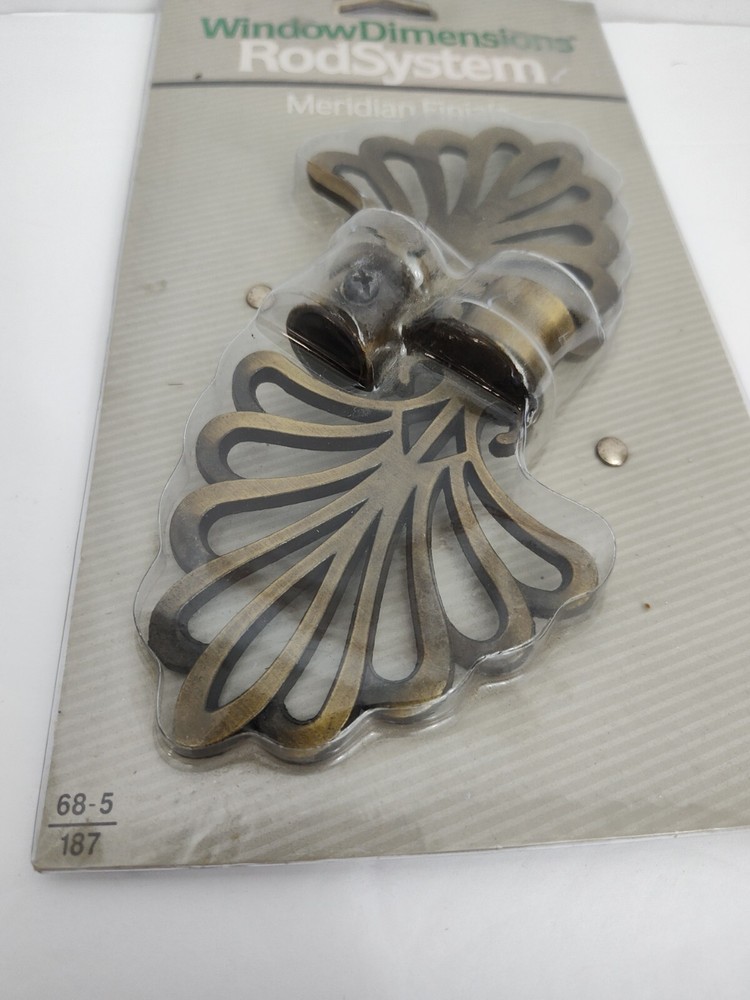 New Window Dimensions Bronze - Brass Meridian Finials End Caps