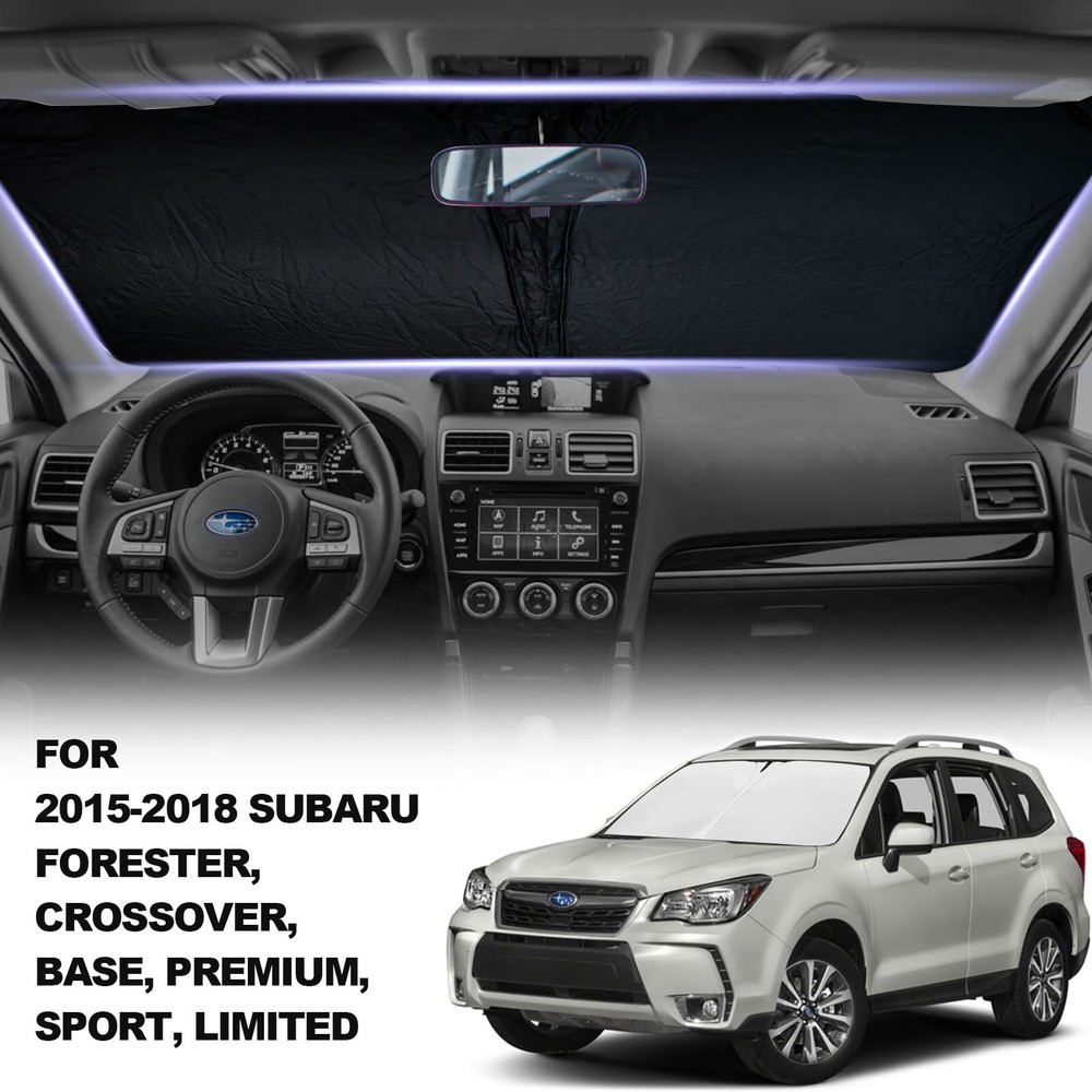 For 2015-2018 Subaru Forester Windshield Sunshade Sun Visor Protector UV Block
