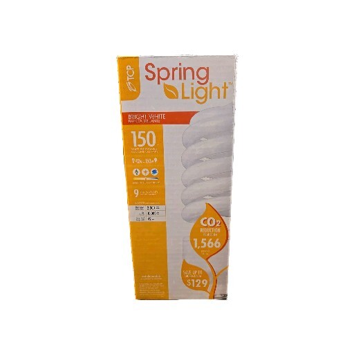 Lot 5 TCP SPRING LIGHT 42W=150W BRIGHTER WHITE