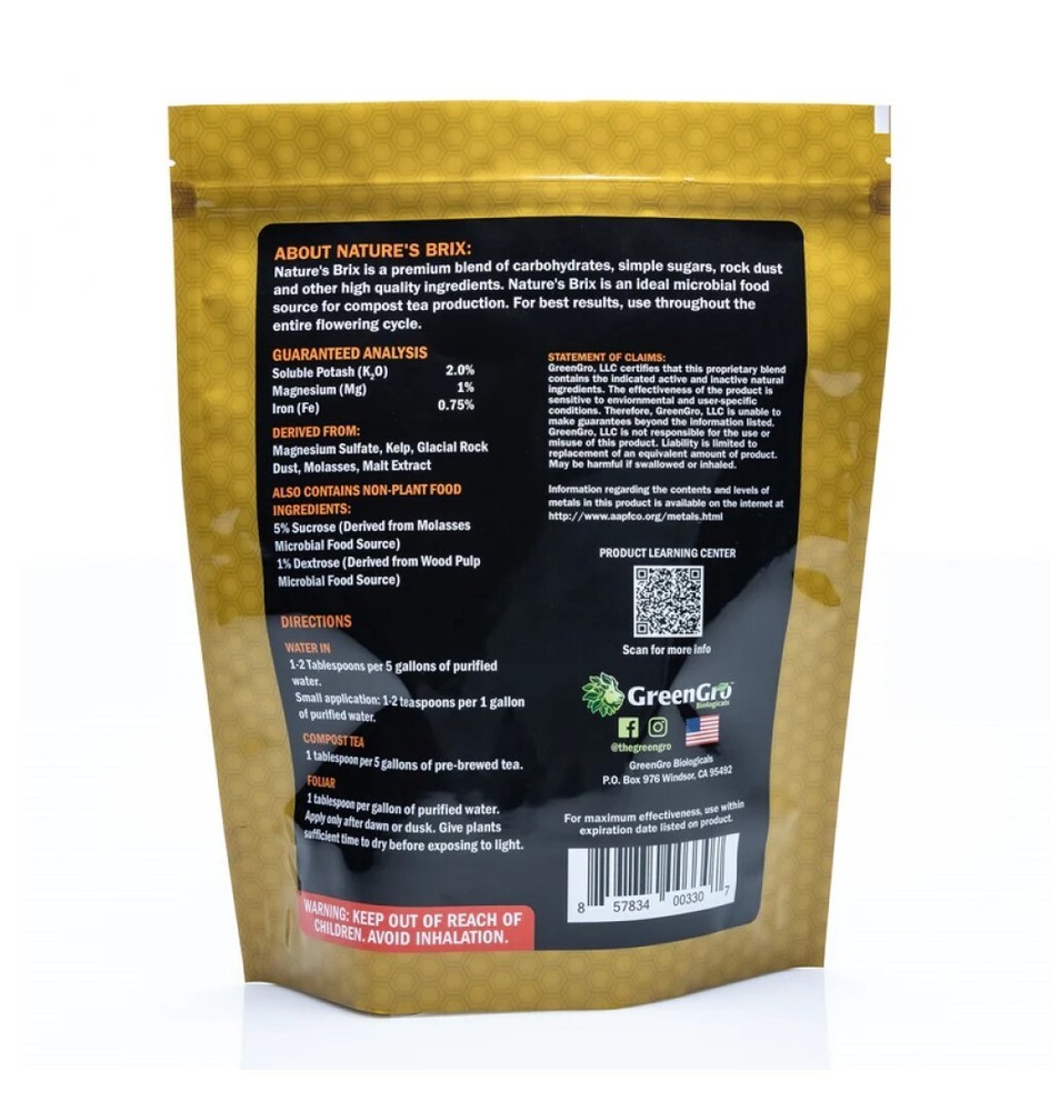 Nature's Brix Microbial Food Source 2 lbs by GreenGro Biologicals
