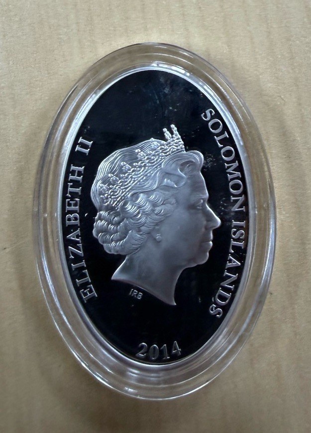2014 Solomon Islands $10 Nesting Doll Silver Coin
