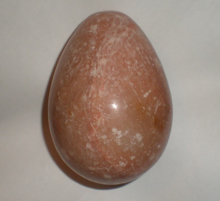 Vintage Egg-Shaped Polished Stone 3" x 2"