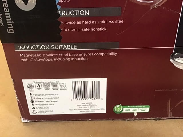 Anolon SmartStack Hard-Anodized Nesting Pots and Pans Set/Cookware Set, 10-Piece