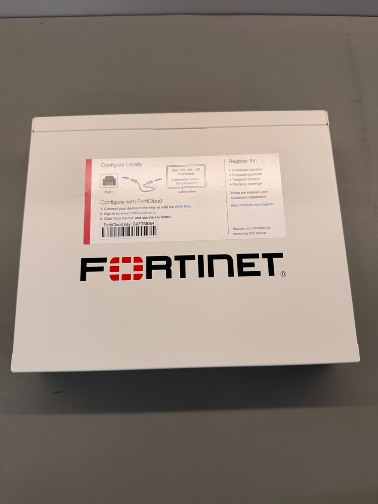 FORTINET  FORTIGATE 80E NETWORK SECURITY FIREWALL APPLIANCE