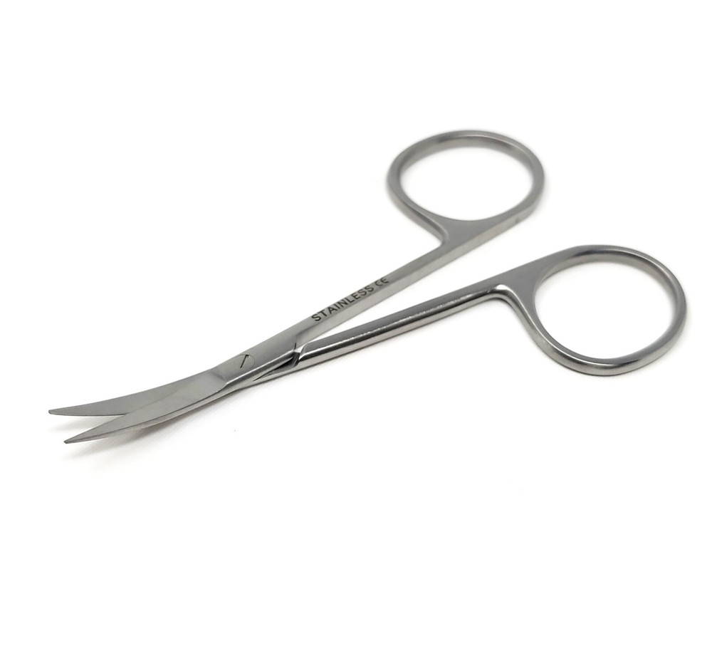 MICRO IRIS SCISSORS 3.5" CURVED BLADES SURGICAL INSTRUMENTS STAINLESS CE